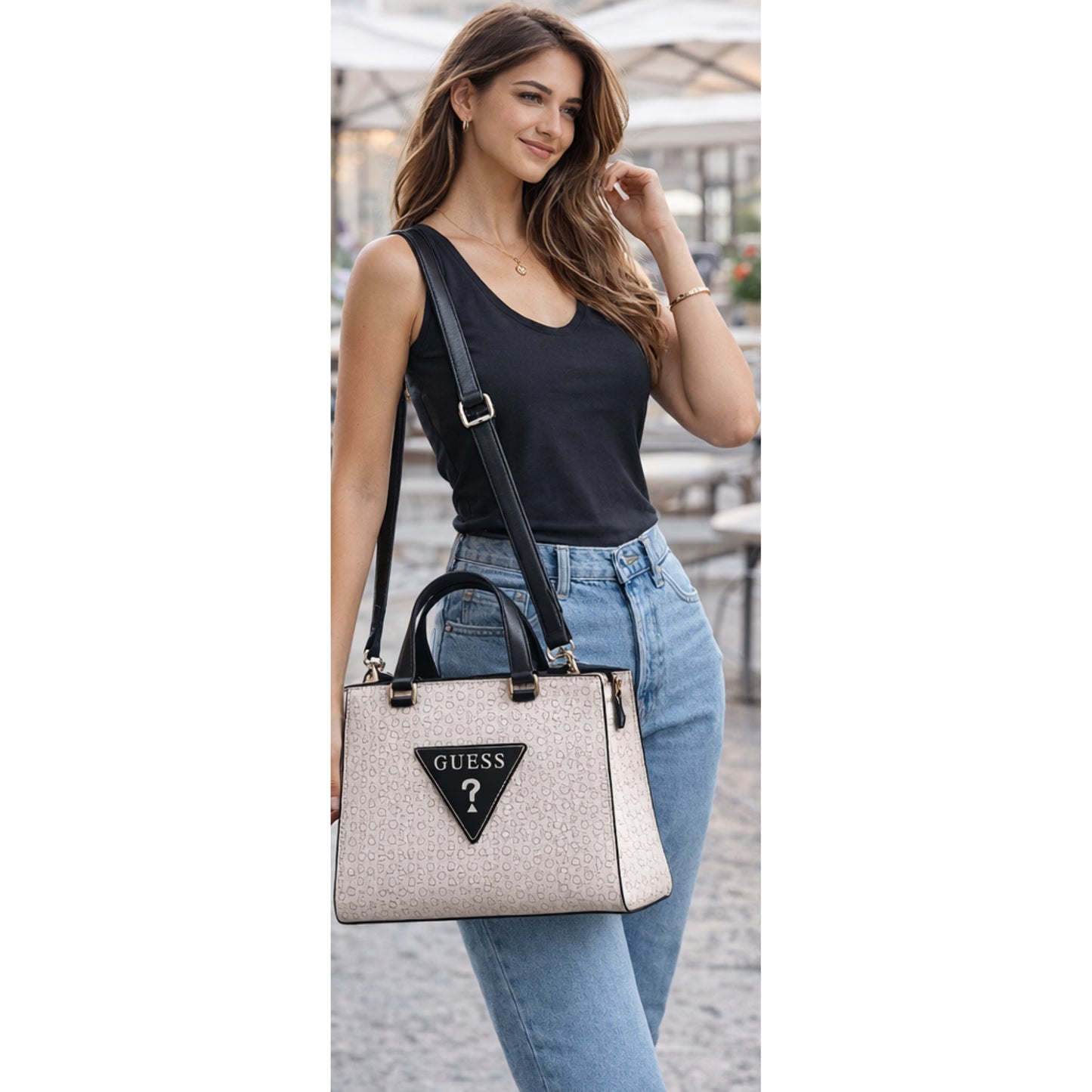 Cartera Guess SV186225 Nicki Beige