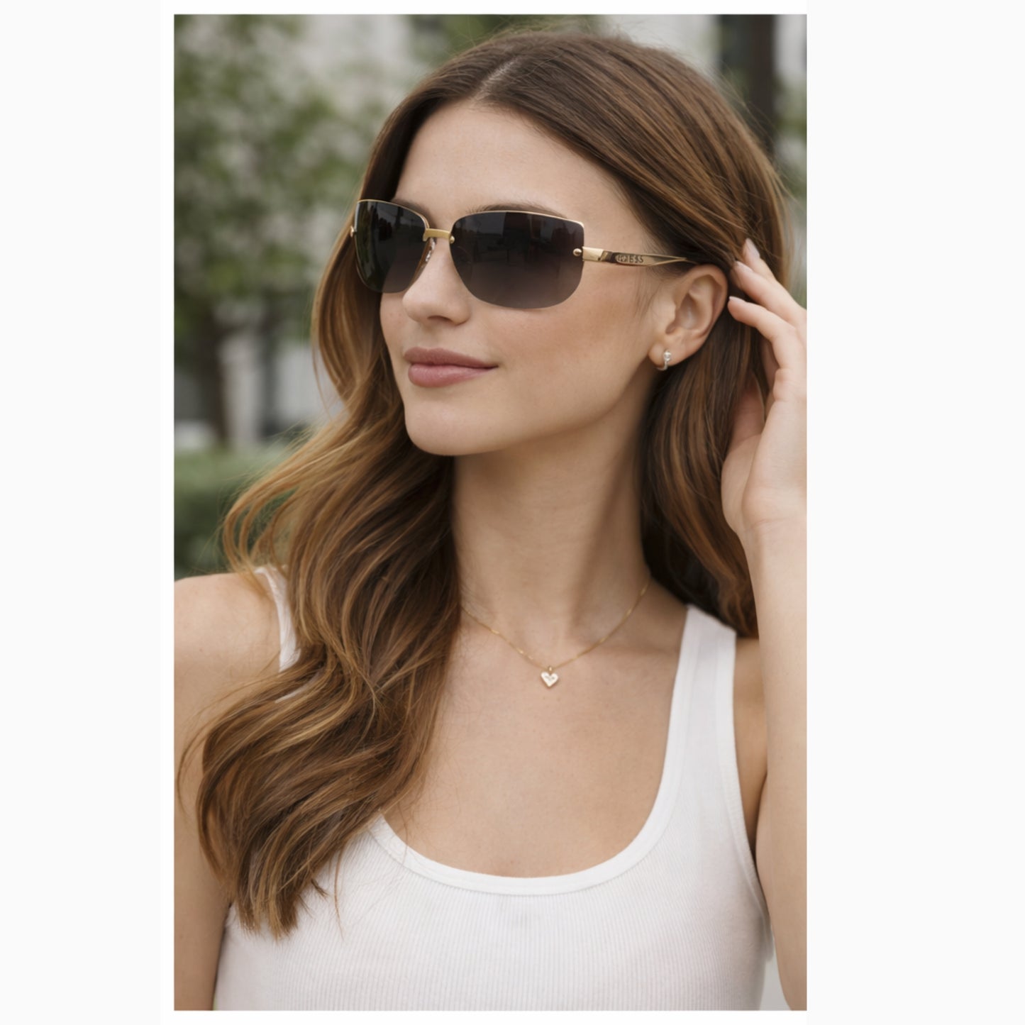 Lentes de Sol Guess GO00007 Dorado/Negro