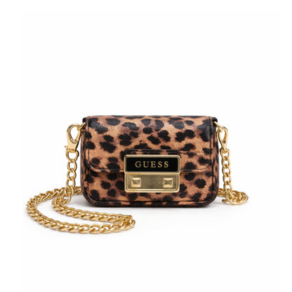Cartera Guess DX25433 Elssie Cardcase Crossbody Animal Print