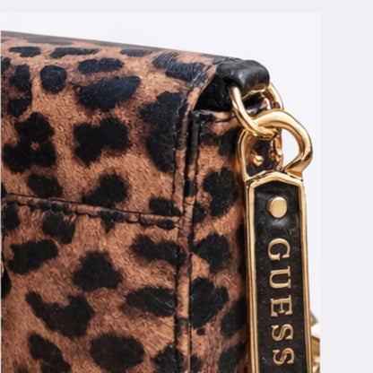 Cartera Guess DX25433 Elssie Cardcase Crossbody Animal Print