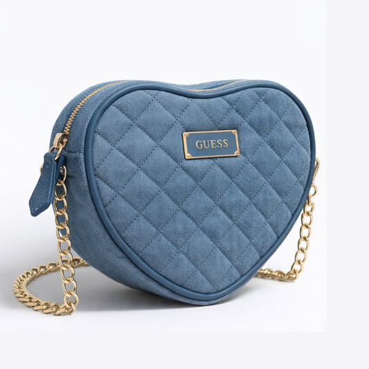 Cartera Guess Kennedy DX26077 Azul en Forma de Corazón