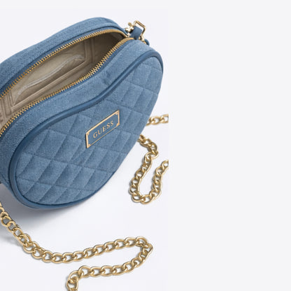 Cartera Guess Kennedy DX26077 Azul en Forma de Corazón