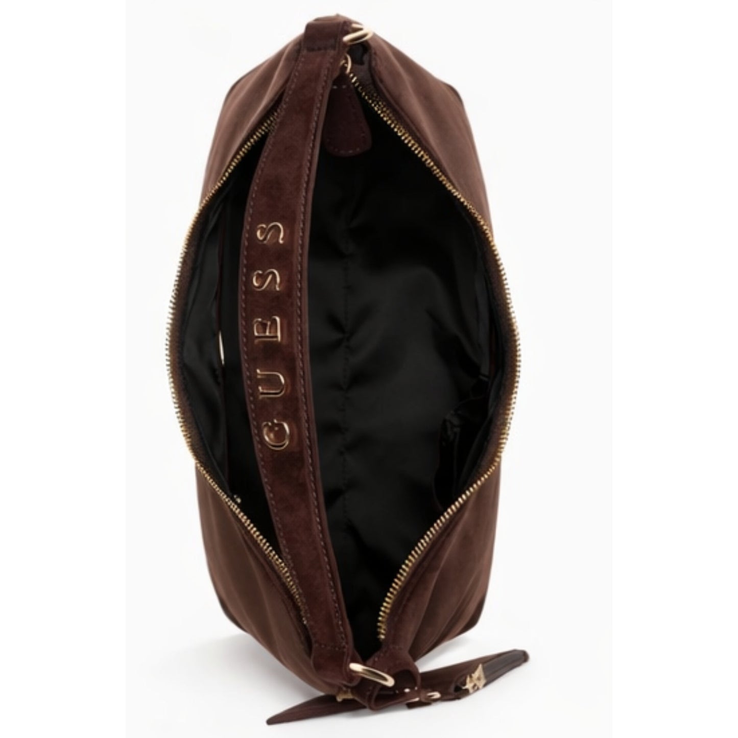 Cartera Guess Demelza Chocolate Gamuza SU998907