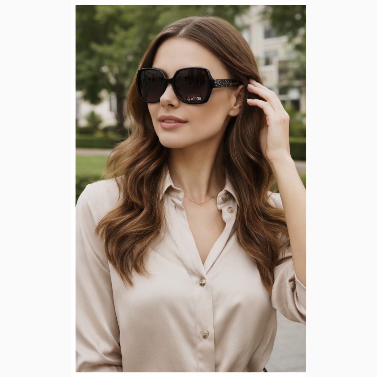 Lentes de Sol Guess GO00031X Negro