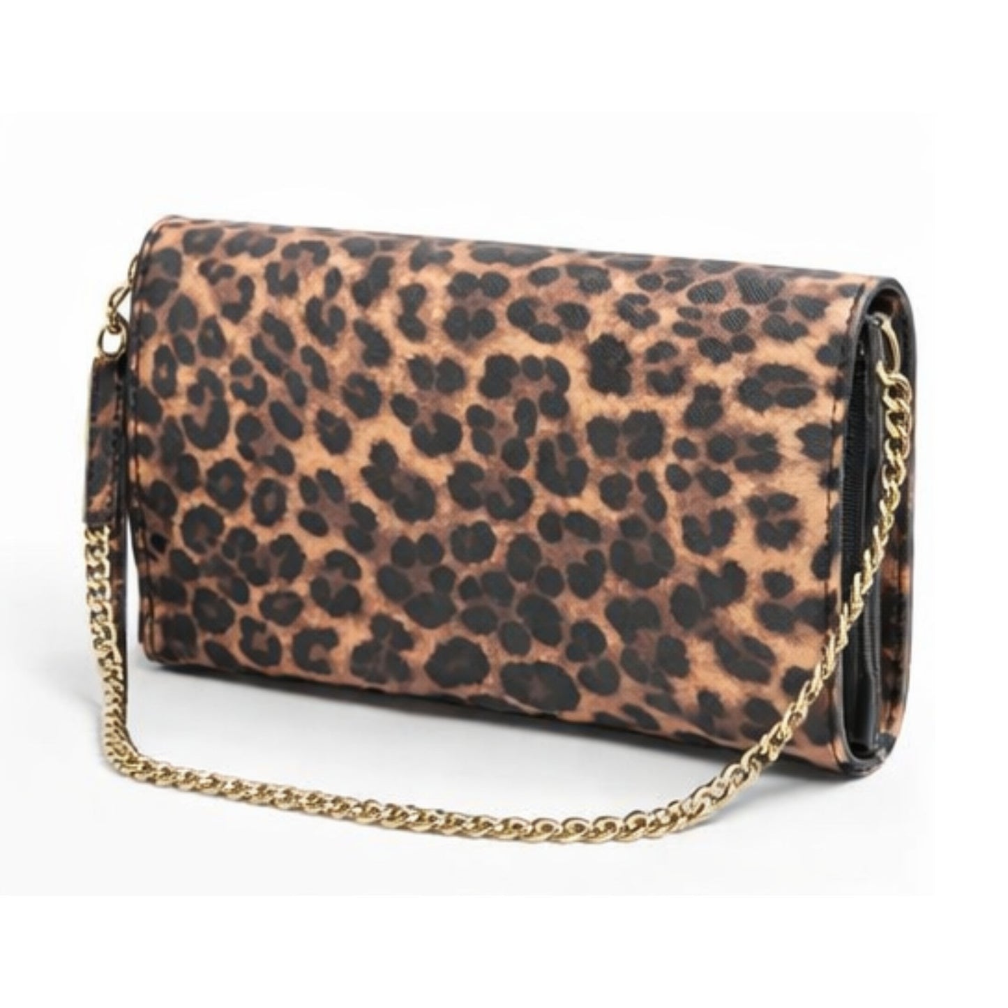 Cartera Guess Elise Clutch Leopardo DX25432