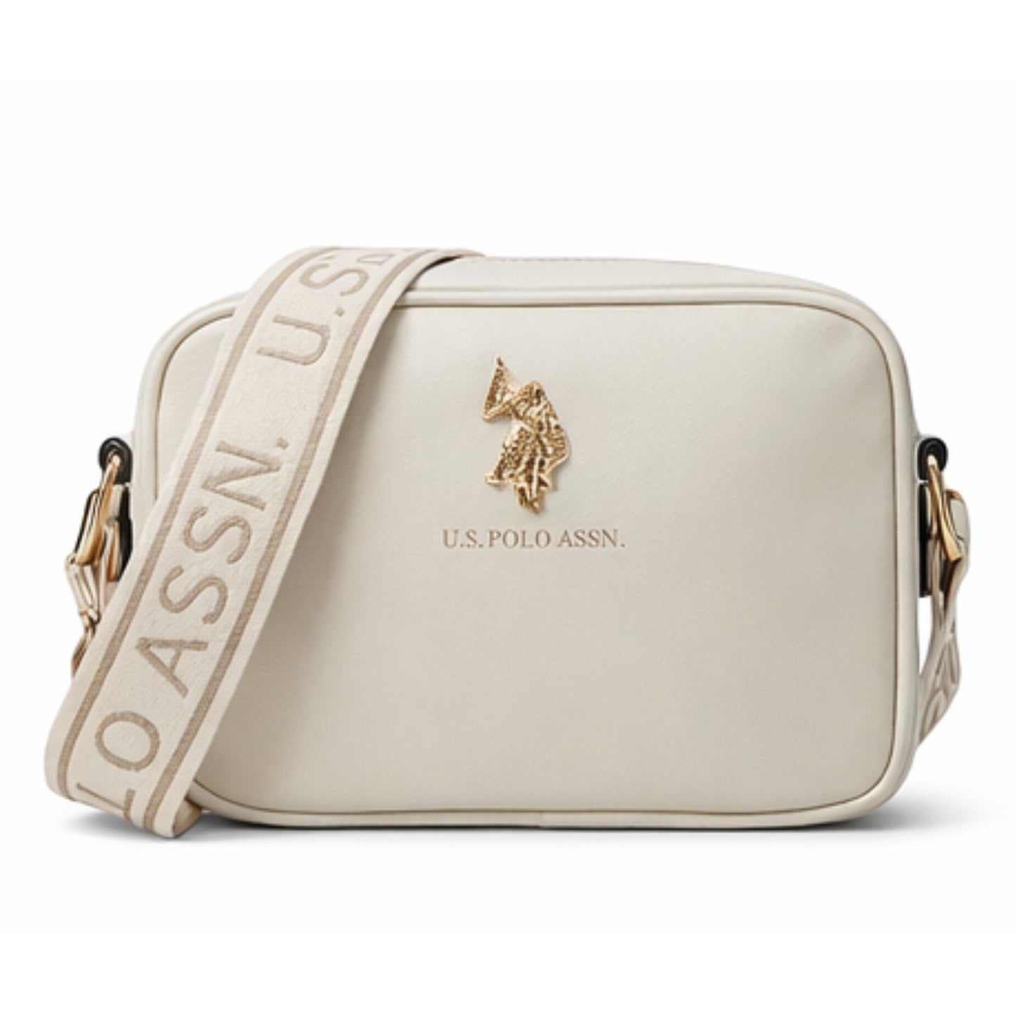 Cartera U.S. Polo Assn. Crossbody Beige