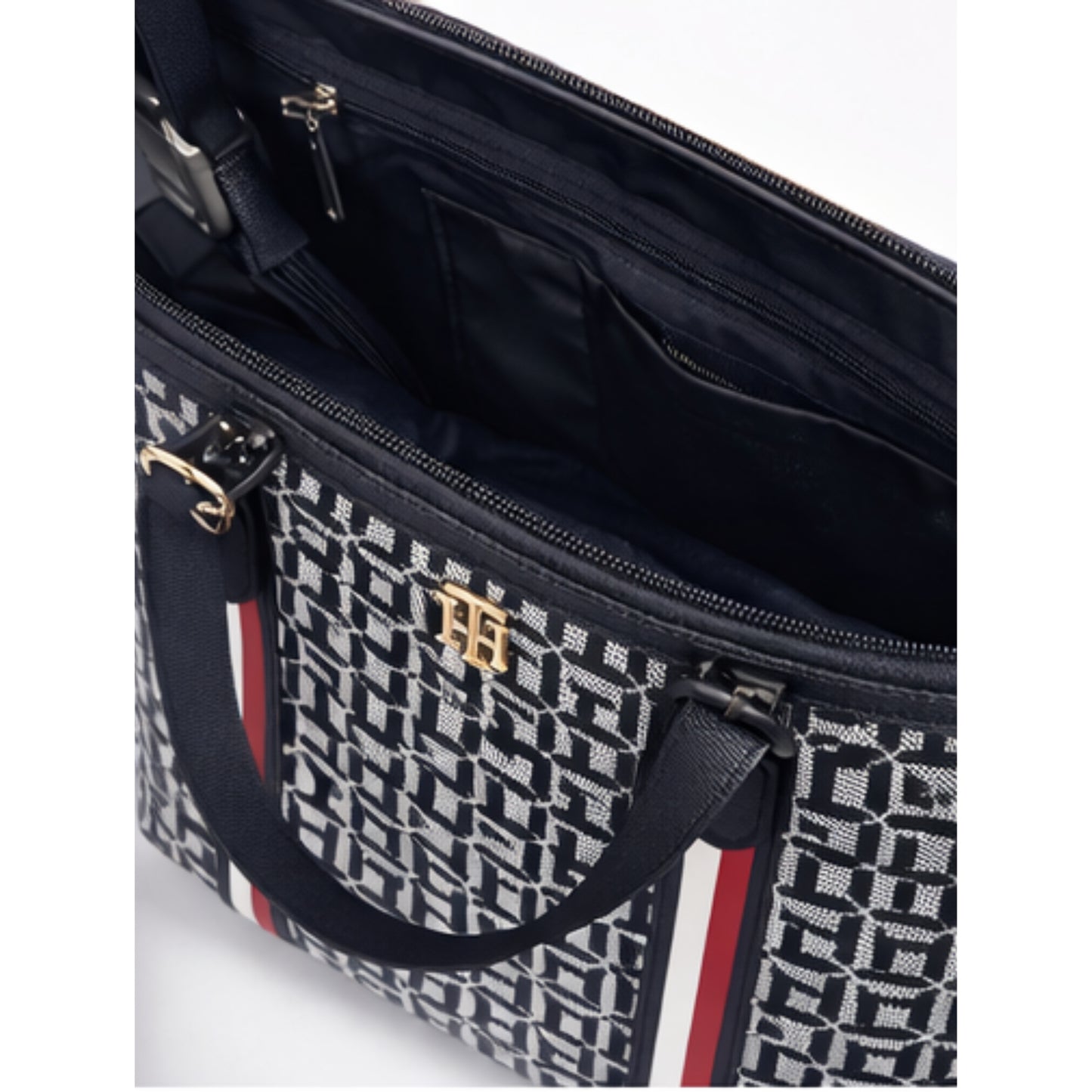Cartera Tommy Hilfiger 69J8973 Handbag Stone/Navy