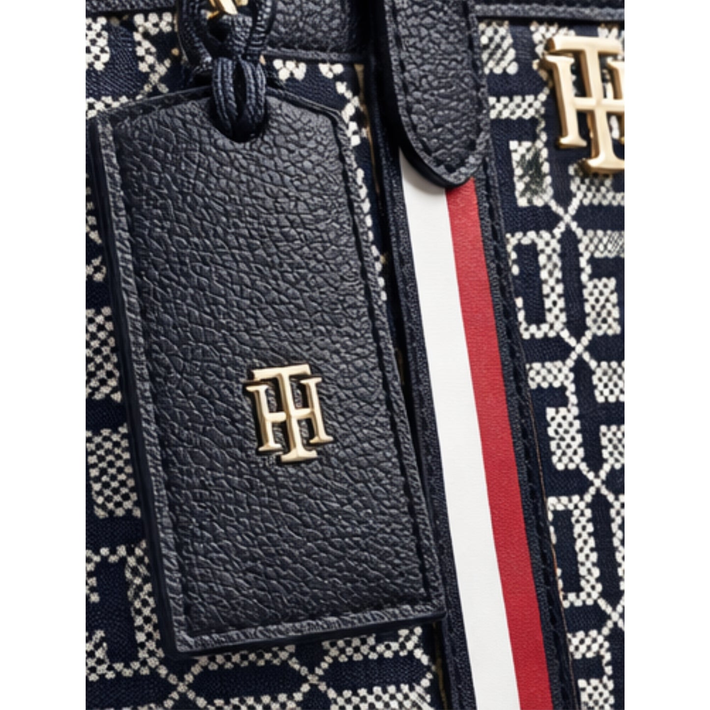 Cartera Tommy Hilfiger 69J8973 Handbag Stone/Navy