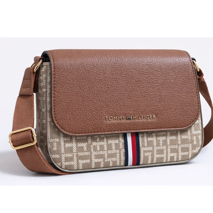 Cartera Tommy Hilfiger 69J9594 Crossbody Beige/Caramelo
