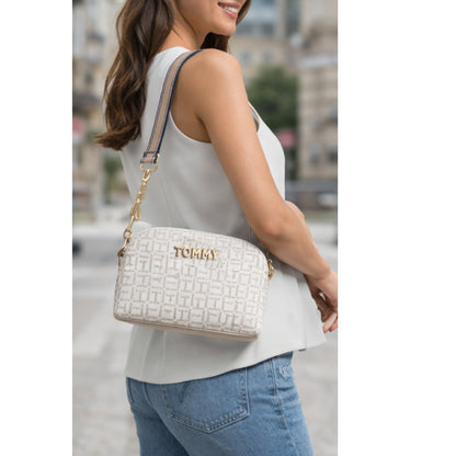 Cartera Tommy Hilfiger 69JA448 Crossbody Blanca