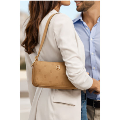 Cartera Tommy Hilfiger XW07155 Crossbody Beige