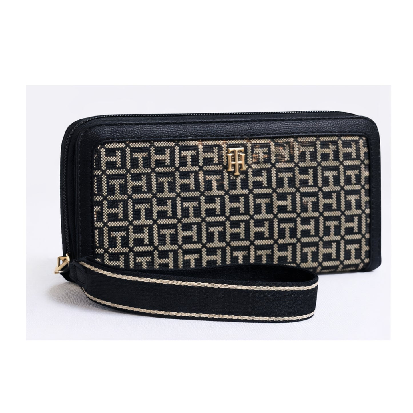 Billetera Tommy Hilfiger XW07766 Monogram Negro