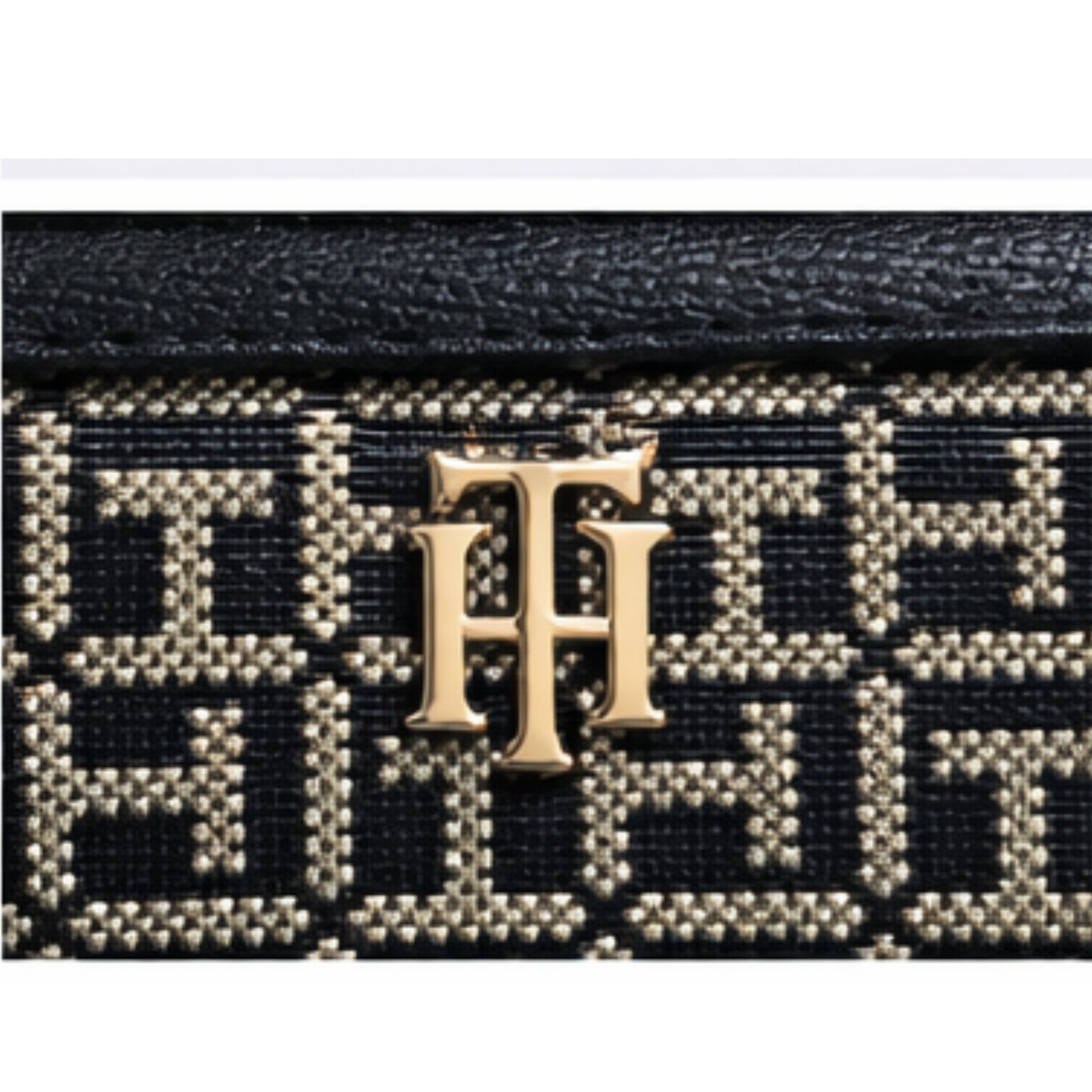 Billetera Tommy Hilfiger XW07766 Monogram Negro