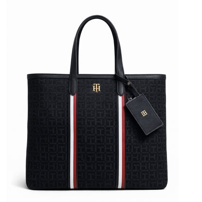 Bolso Tommy Hilfiger 69J8964 Tote Negro Monograma