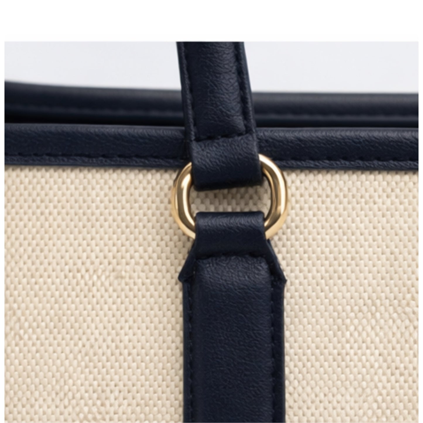 Cartera Tommy Hilfiger Tote Beige y Azul
